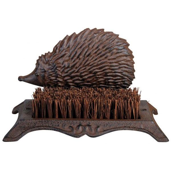 An image of Cast Iron Hedgehog Boot Brush