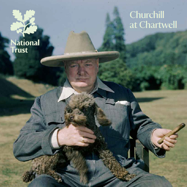 An image of Churchill at Chartwell