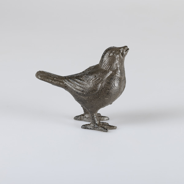An image of Cast Iron Sparrow Sculpture