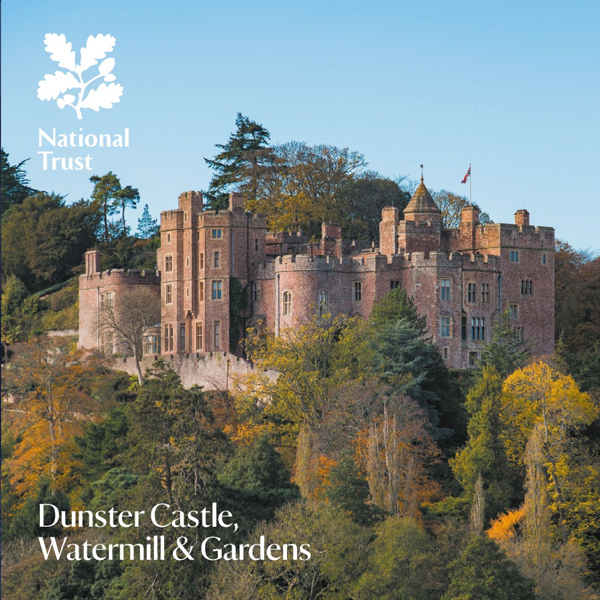 An image of National Trust Dunster Castle, Watermill and Gardens Guidebook 2022