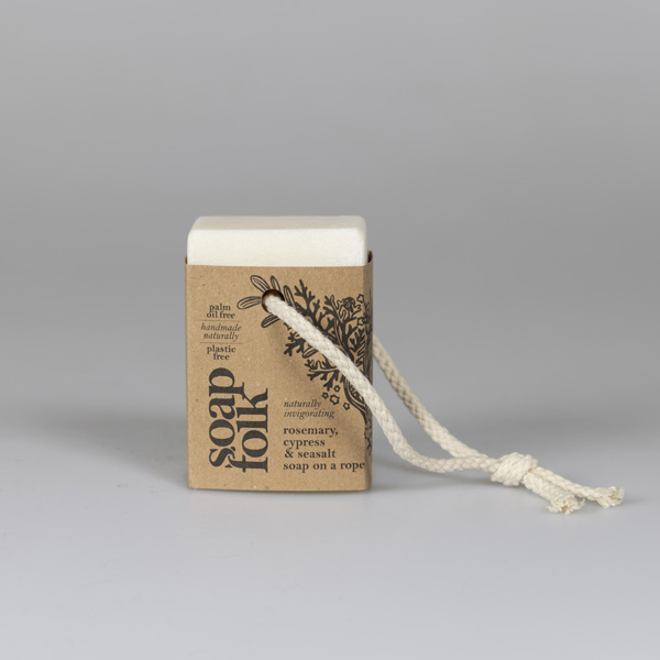 An image of Soap on A Rope, Rosemary, Cypress and Sea Salt