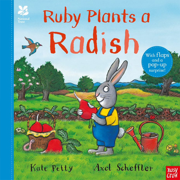 An image of Ruby Plants a Radish