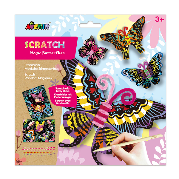 An image of Scratch Magic Butterflies