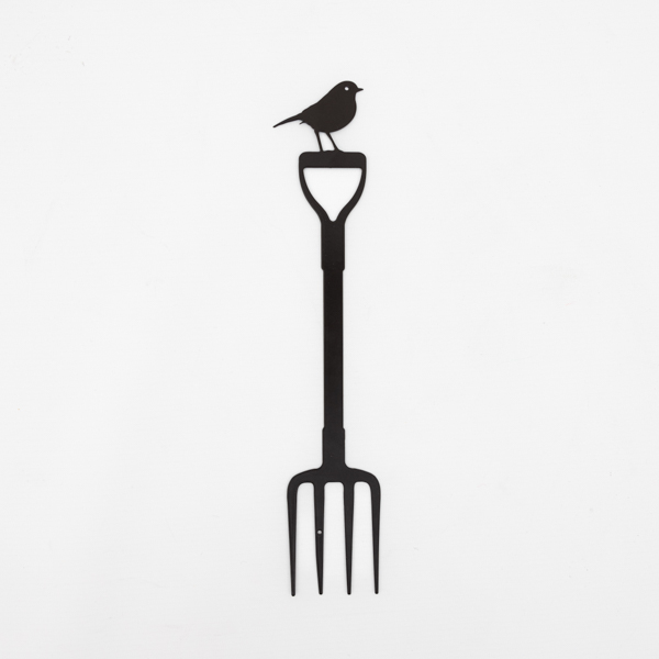 An image of Plant Stake, Robin on a Fork