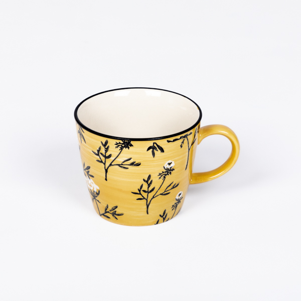 An image of Cow Parsley Mustard Mug