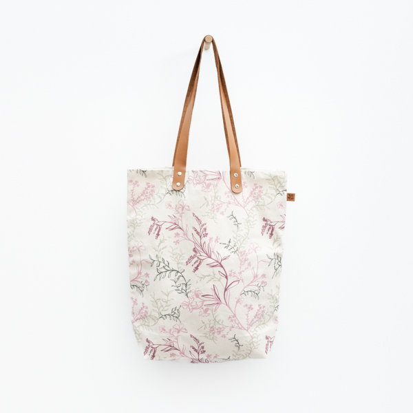 An image of National Trust Sea Campion Cotton Shopper Bag