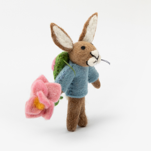 An image of Felt So Good Florence the Hare Hanging Decoration