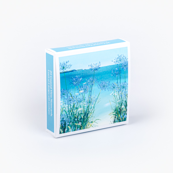 An image of Coastal View Notecards by Claire Henley x20