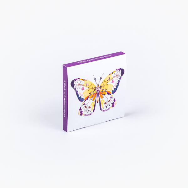 An image of Butterfly Bloom Notecards by Helen Ahpornsiri x 8