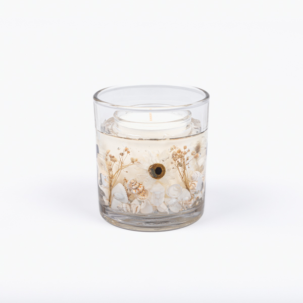 An image of National Trust Gel Candle, Bergamot and Sea Moss