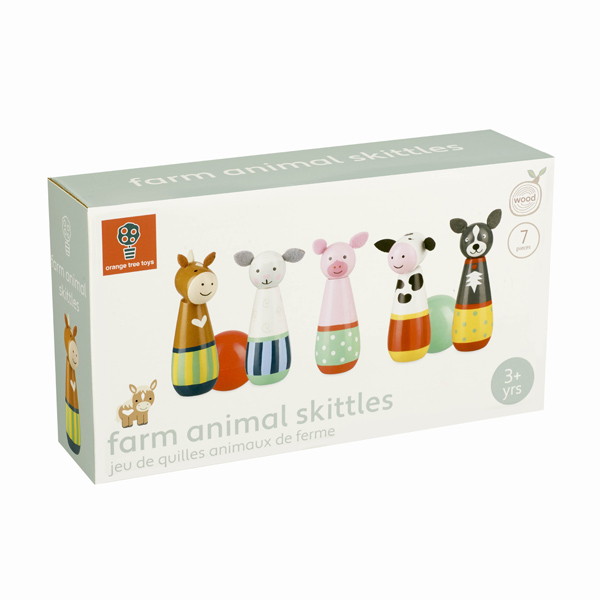 An image of Orange Tree Toys Farm Animal Skittles