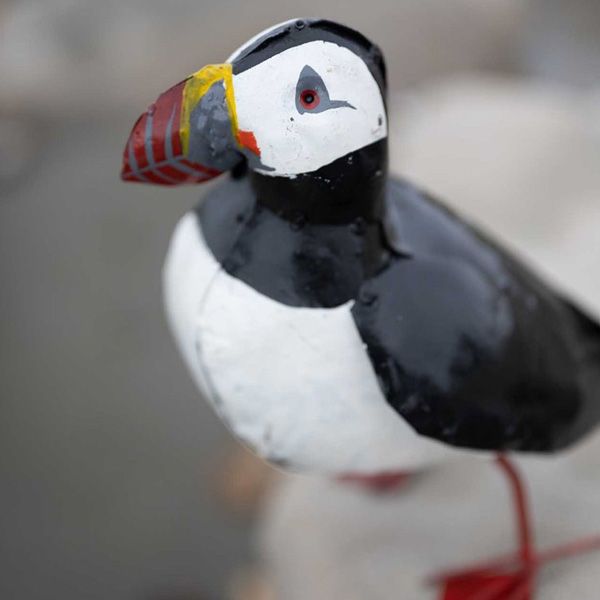 Recycled Puffin Sculpture