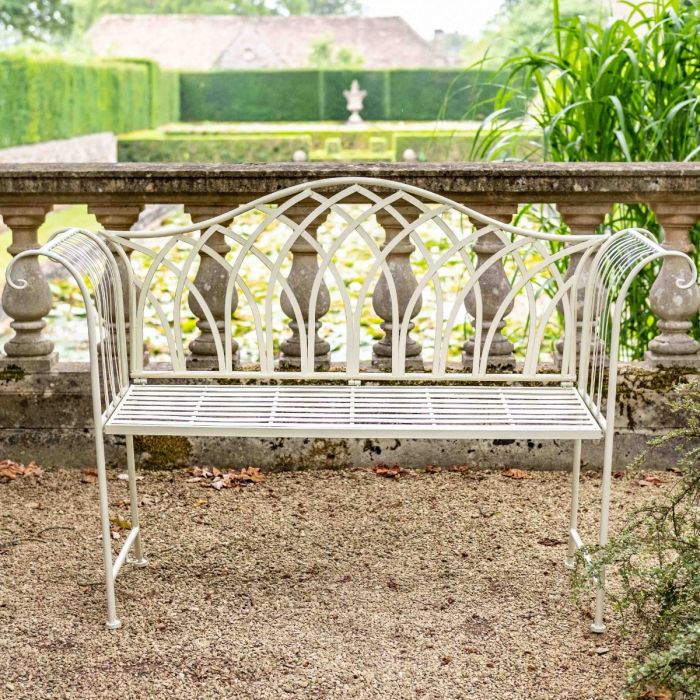 Kings Garden Bench, Cream