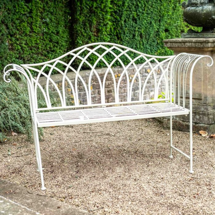 Kings Garden Bench, Cream