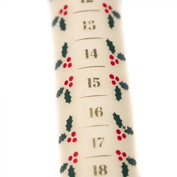 Merry Holly and Berry Advent Candle