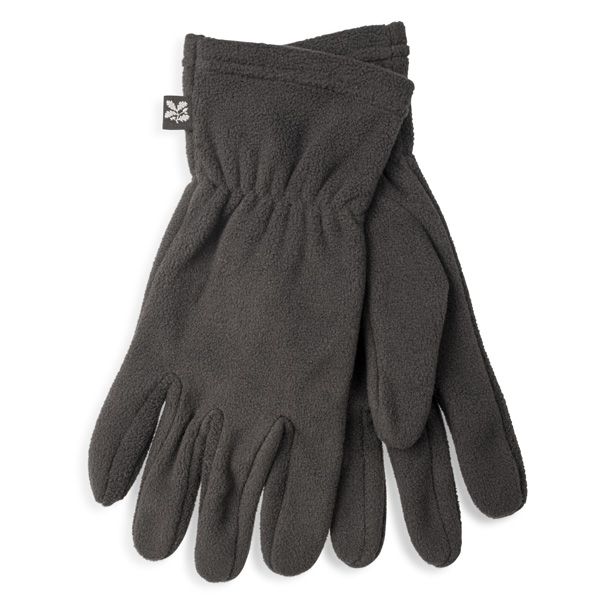 Fleece Gloves, Black