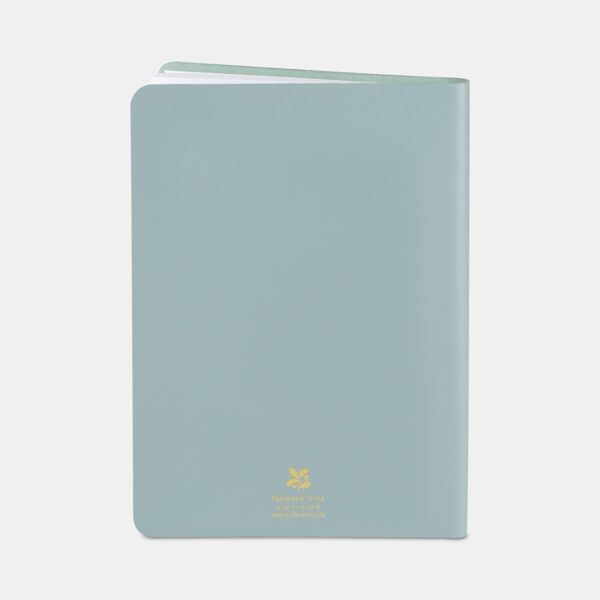 National Trust Celebration Leather A5 Notebook Blue National Trust Shop