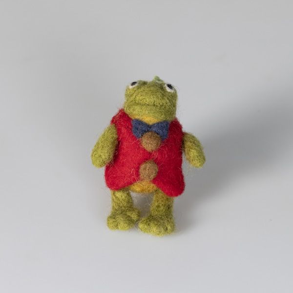 Needle Felted Mr Toad Decoration