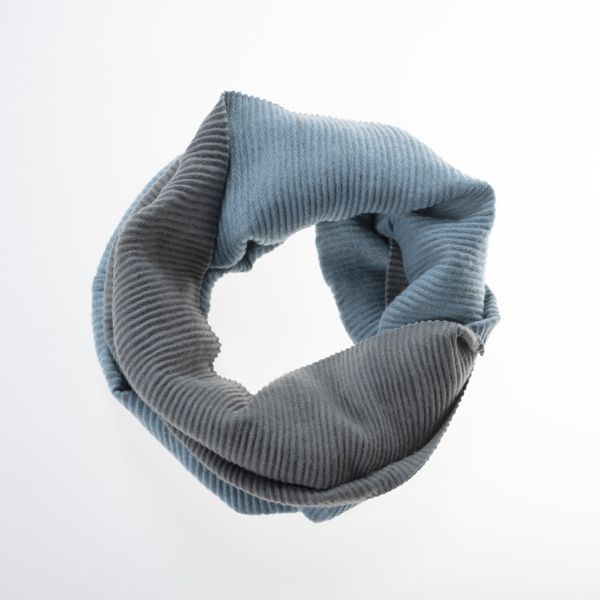 Two Tone Pleated Snood