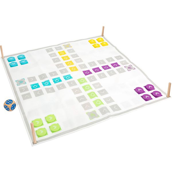 Wooden Ludo and Ladders Game