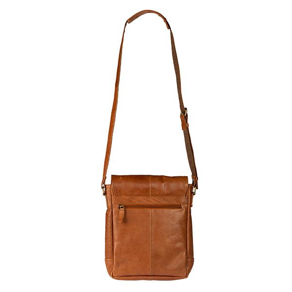 Leather Cross Body Bag, Brown