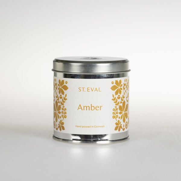 Folklore Amber Tin Candle
