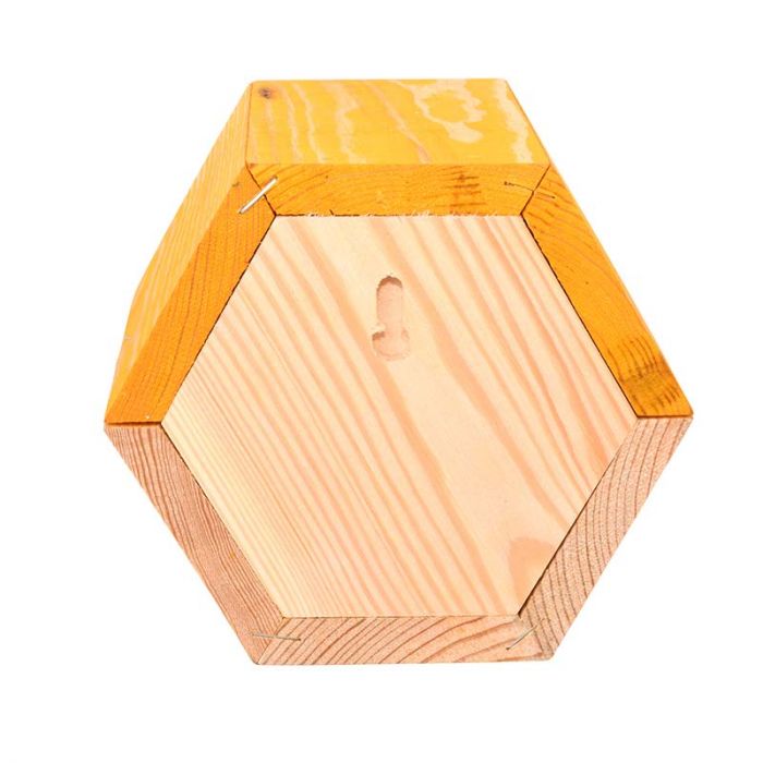 Wooden Hexagon Bee House