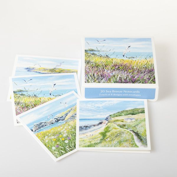 National Trust Lucy Grossmith Sea Breeze Notecards x20