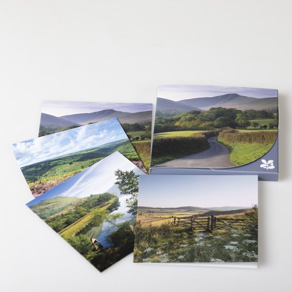 National Trust Landscapes Notecards x8
