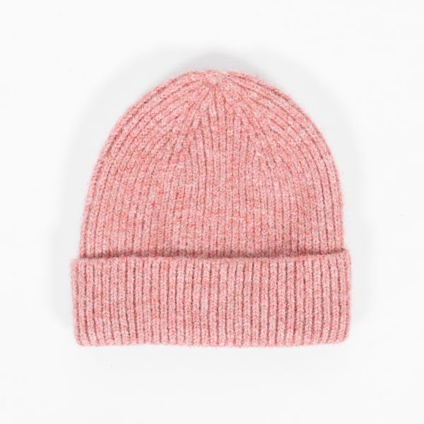 National Trust Knitted Beanie Hat, Pink