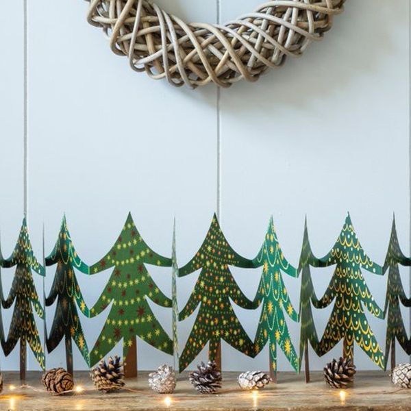 Garland, Tree Concertina Recycled Paper