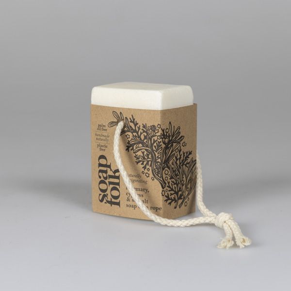 Soap on A Rope, Rosemary, Cypress and Sea Salt