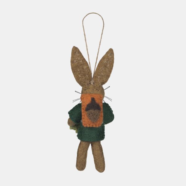 Felt so Good Cedric the Hare Hanging Decoration