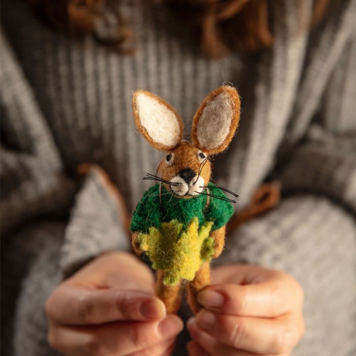 Felt so Good Cedric the Hare Hanging Decoration