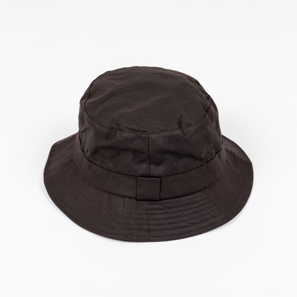 Tweedmill Brown Drop Brim Waxed Hat