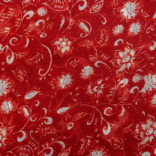 National Trust Quilt Floral Silk Scarf