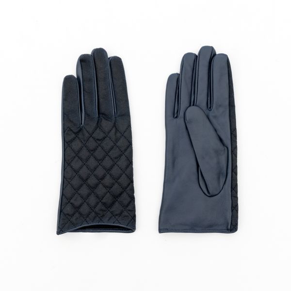 National Trust Wax & Leather gloves, Navy