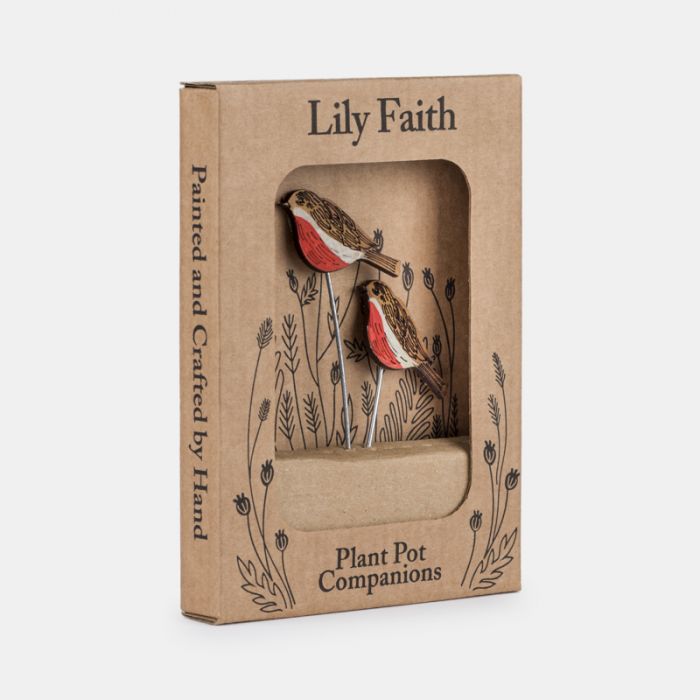 Lily Faith, Robin Plant Pot Companions