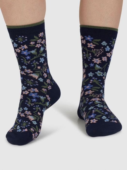 Thought Floral Bamboo Sock Box, 4 pack - Women's 4-7