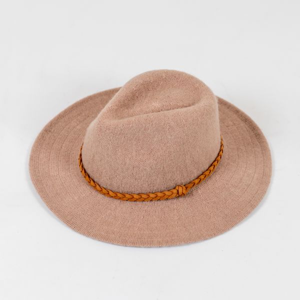 Powder Wool Hat, Petal