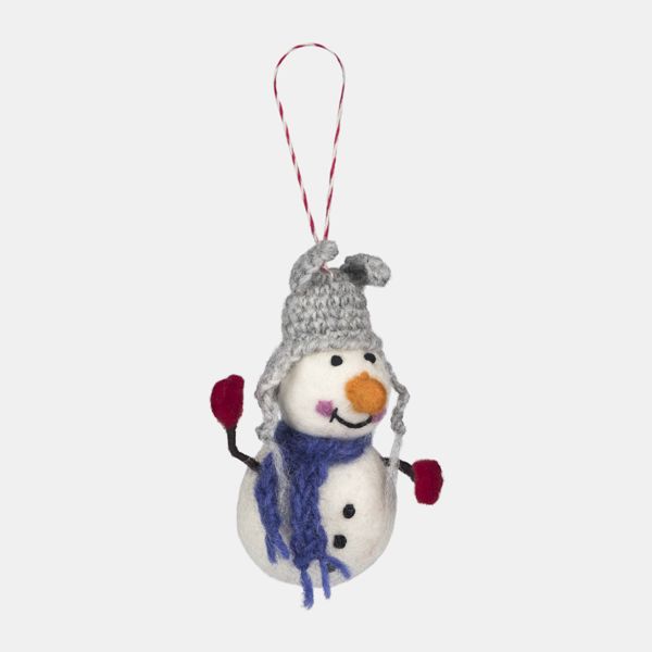 Namaste Snowman with Bendy Arms