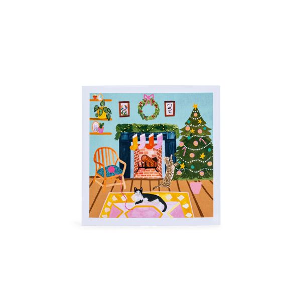 Festive Felines Christmas Cards Box of 10