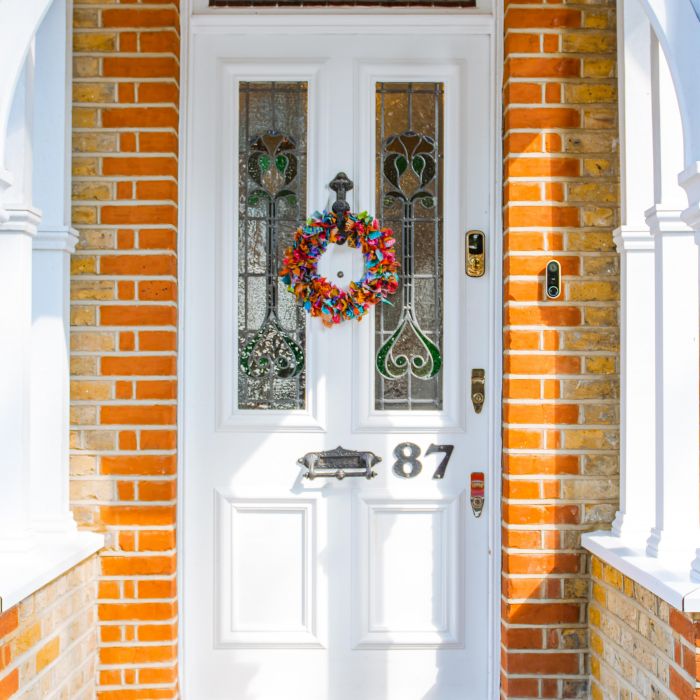 Pri Pri Recycled Sari Wreath