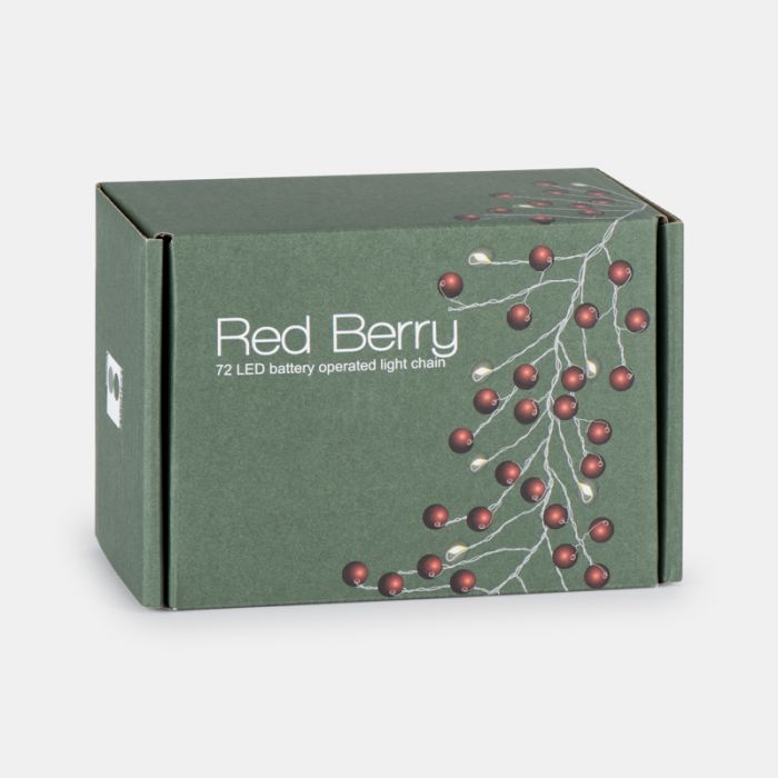 Red Berry Light Garland