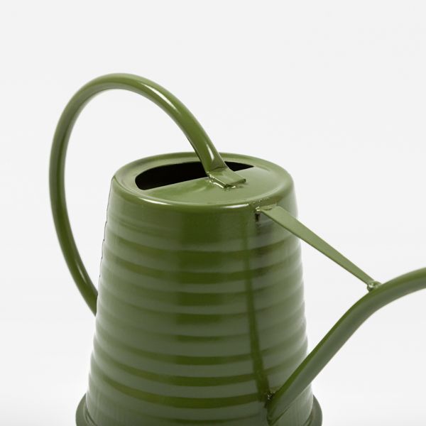 Metal Watering Can, Green