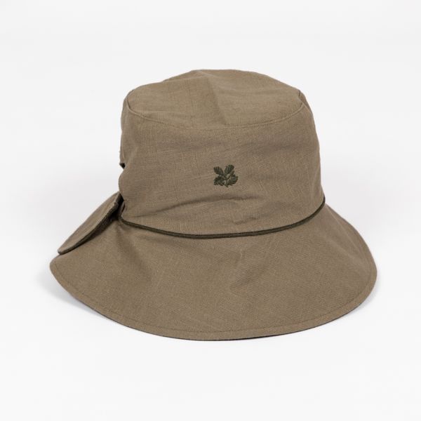 National Trust Reversible Linen Khaki Hat