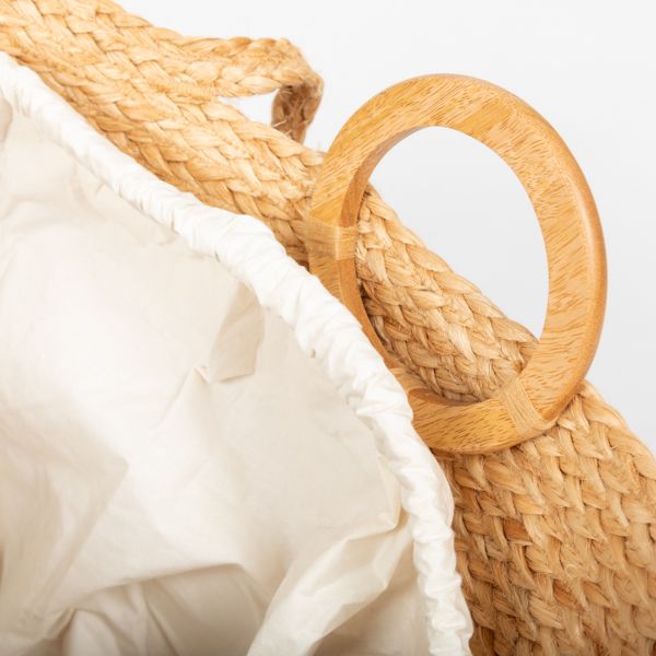 Ellyla Anaya Jute and Organic Cotton Basket Bag