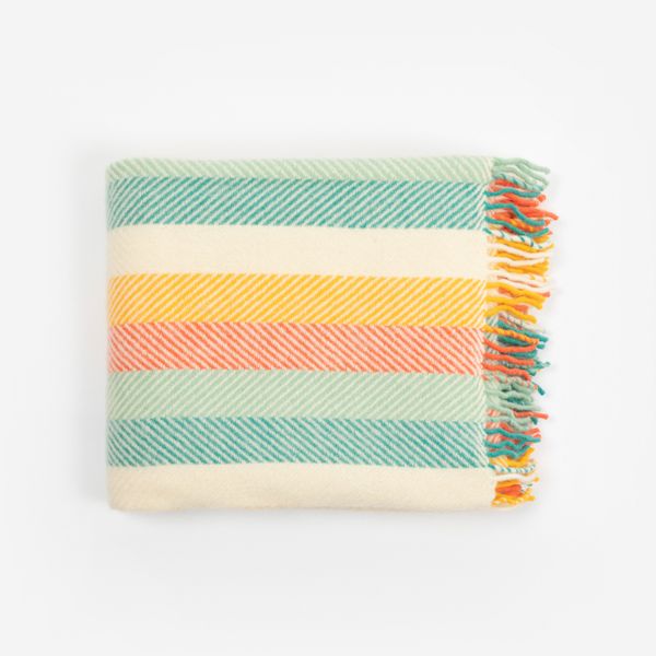 National Trust Fishbone Coastal Sunset Throw