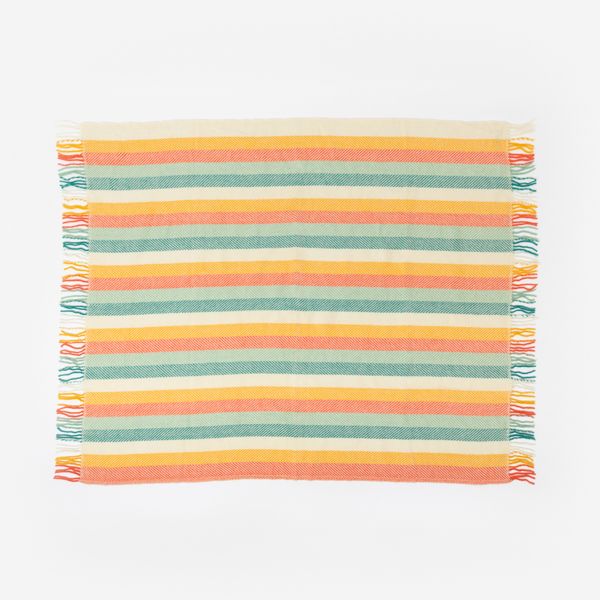 National Trust Fishbone Coastal Sunset Throw