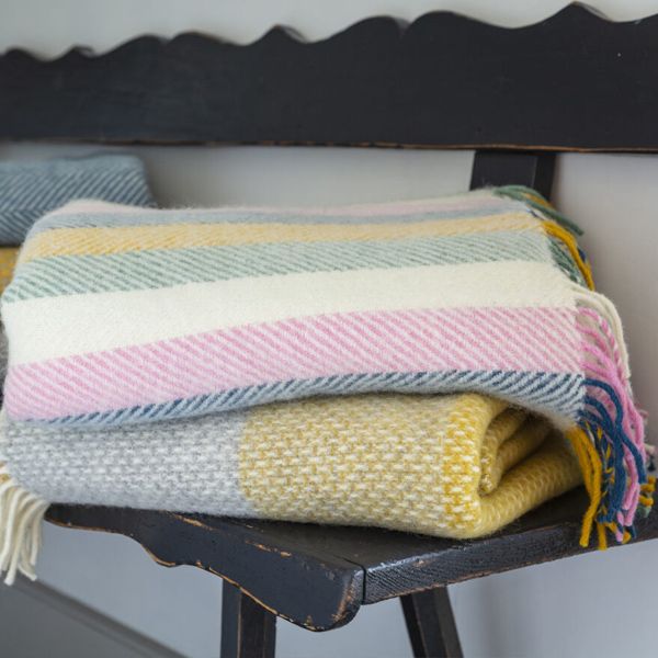 National Trust Fishbone Coastal Sunset Throw